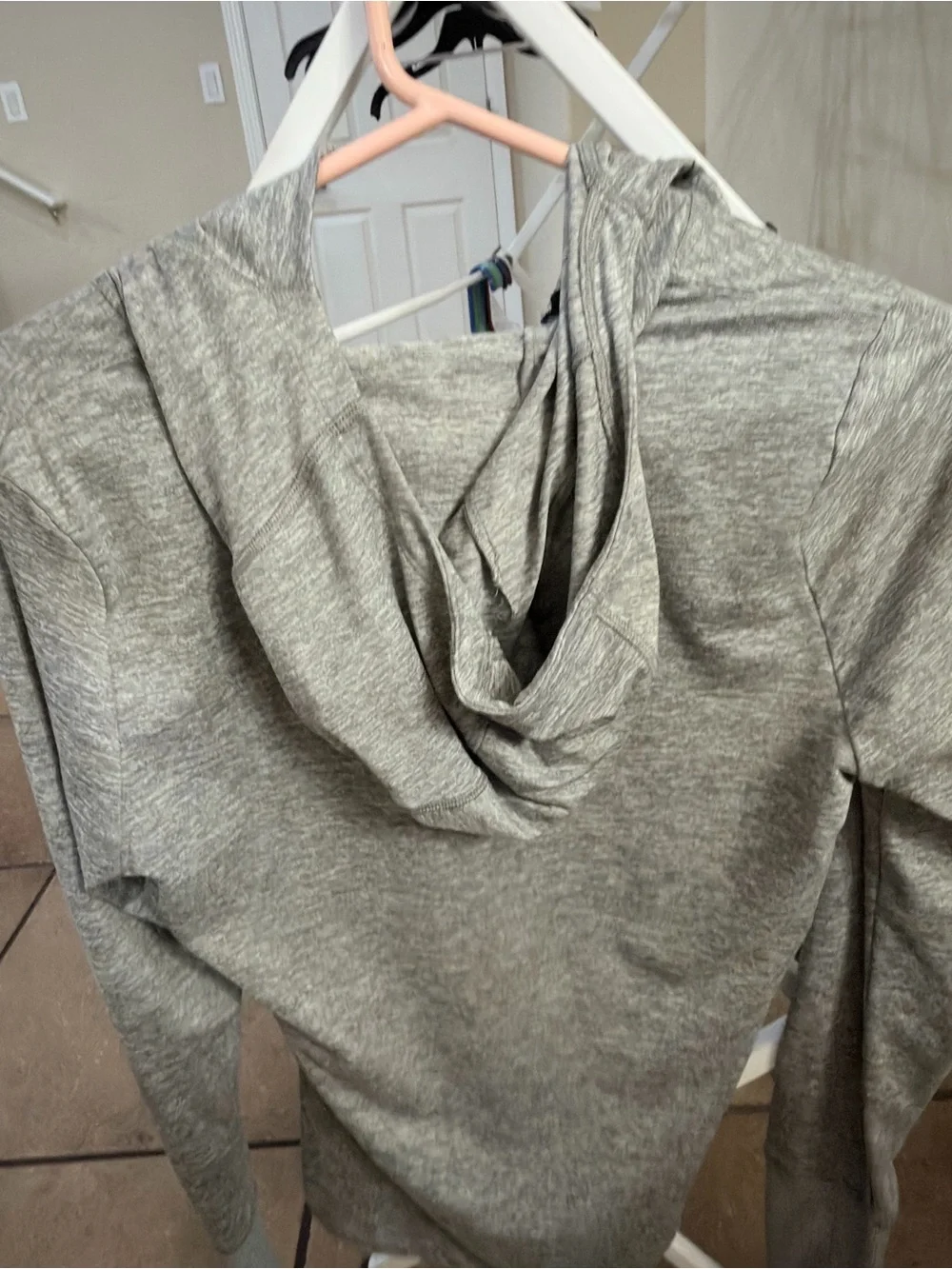 Nike Women’s Gray Dri-FIT Full-Zip Hoodie
